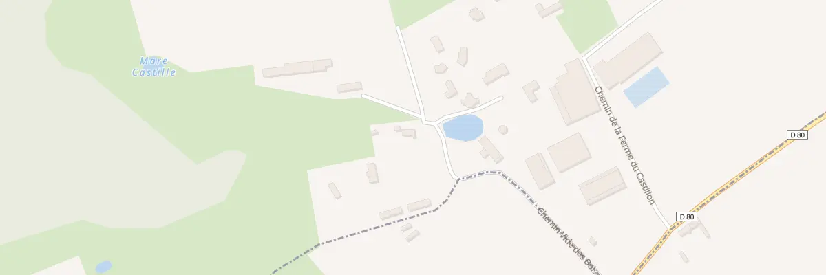 Plan du 297 Rte du Castillon à Saint-Vincent-Cramesnil