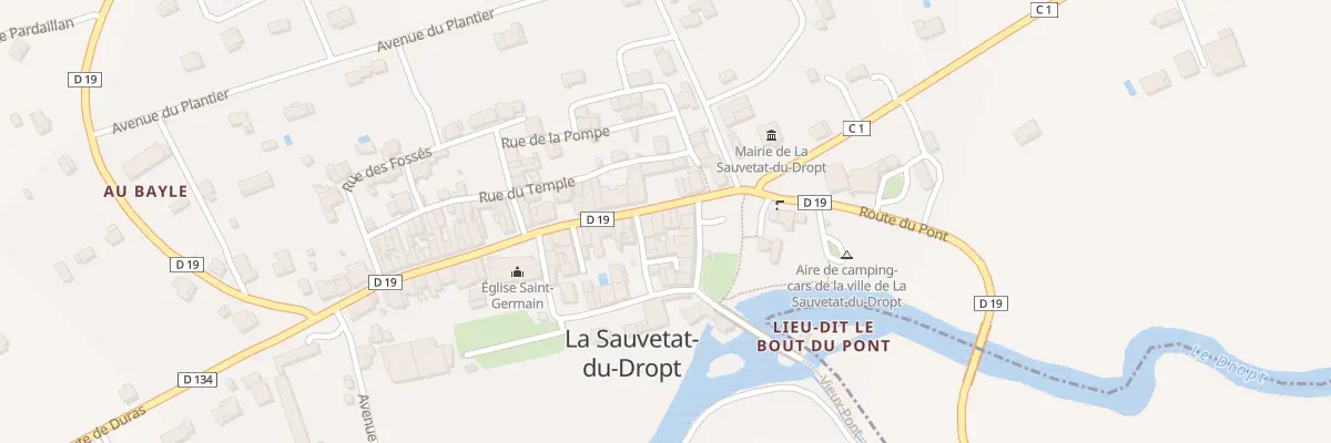Plan du 5 Av Grammont à La Sauvetat-du-Dropt
