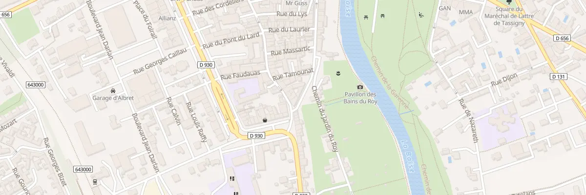Plan du 4 Rue Gambetta à Nérac
