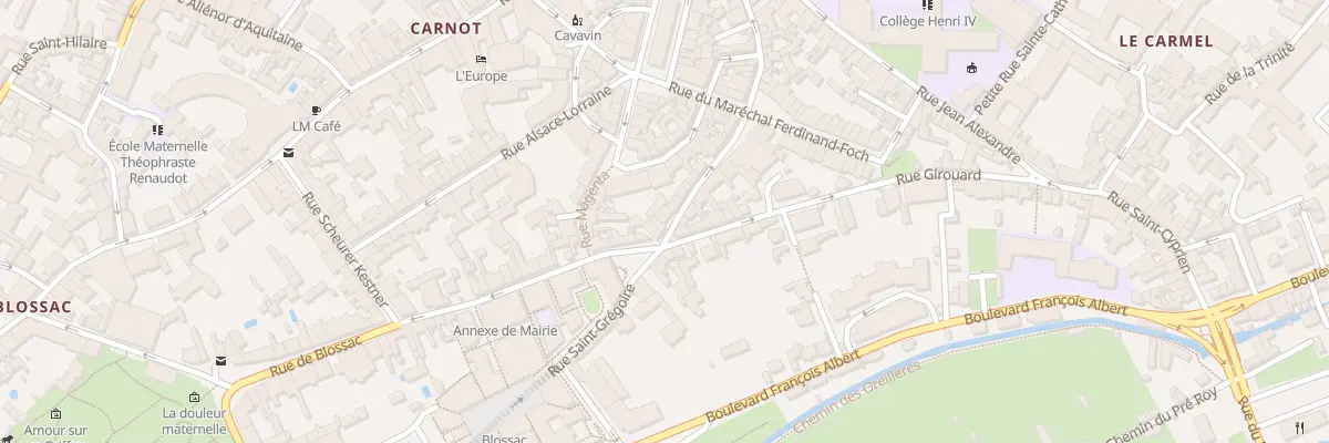 Plan du 40 Rue Rabelais à Poitiers