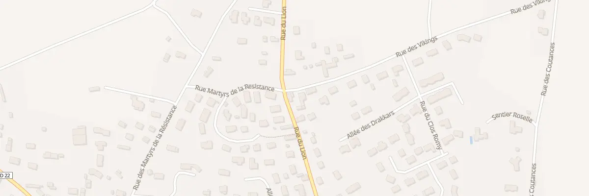 Plan du 502 Rue du Lion à Beuzeville