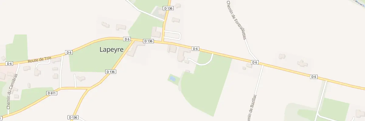 Plan du 5 Rte de Trie à Lapeyre