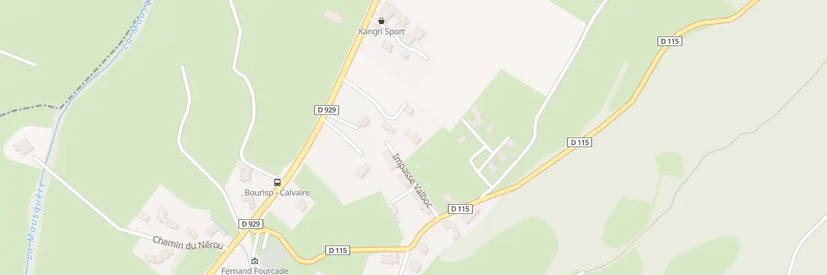 Plan du 5005A Lalanne à Bourisp