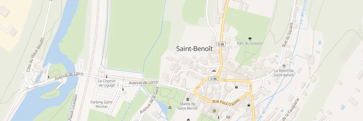 Plan du 13 Rle de la Cure à Saint-Benoît