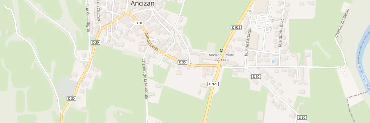 Plan du 5044 Le Village à Ancizan
