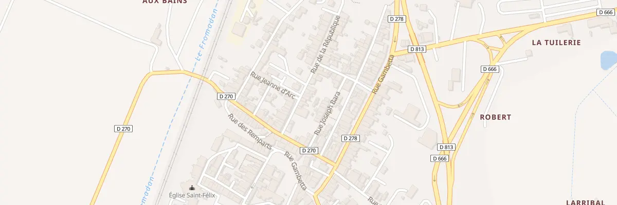 Plan du 39 Rue de la République à Aiguillon