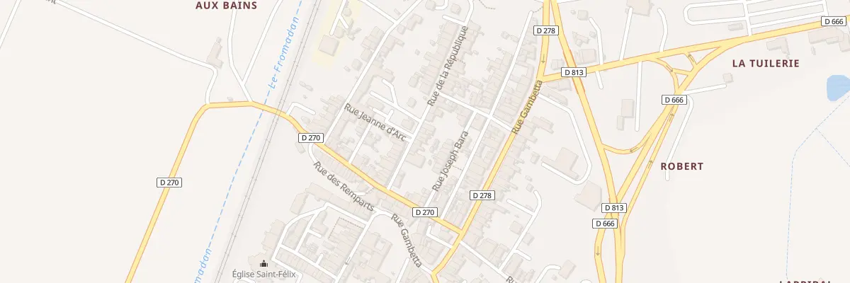 Plan du 37 Rue de la République à Aiguillon