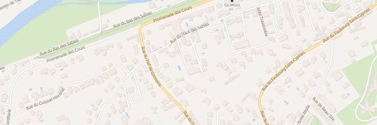 Plan du 69B Rue du Haut Des Sables à Poitiers