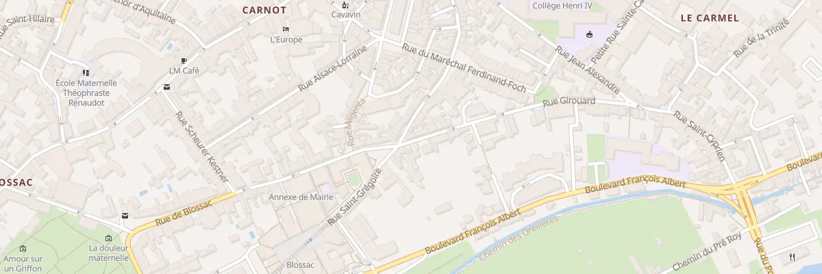 Plan du 33B Rue Rabelais à Poitiers