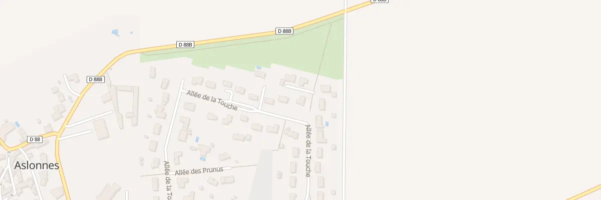 Plan du 44 Rue de la Touche à Aslonnes