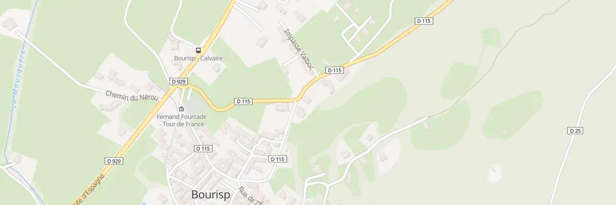 Plan du 5026B Peres et Traverses à Bourisp