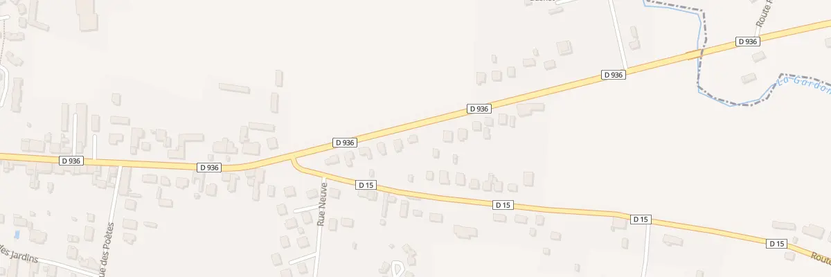 Plan du 96 Rte de Monteton à Gardonne