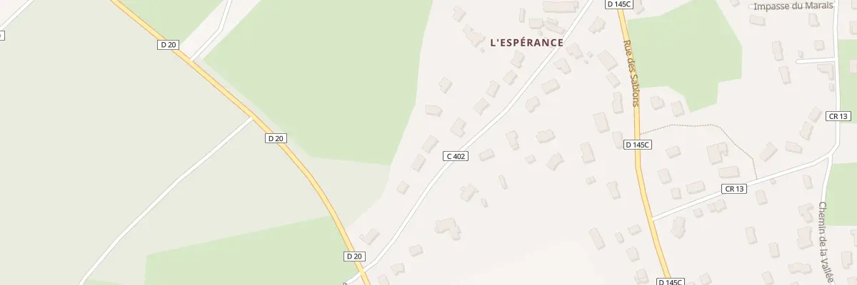 Plan du 20 Rte de L Esperance à Saint-Corneille