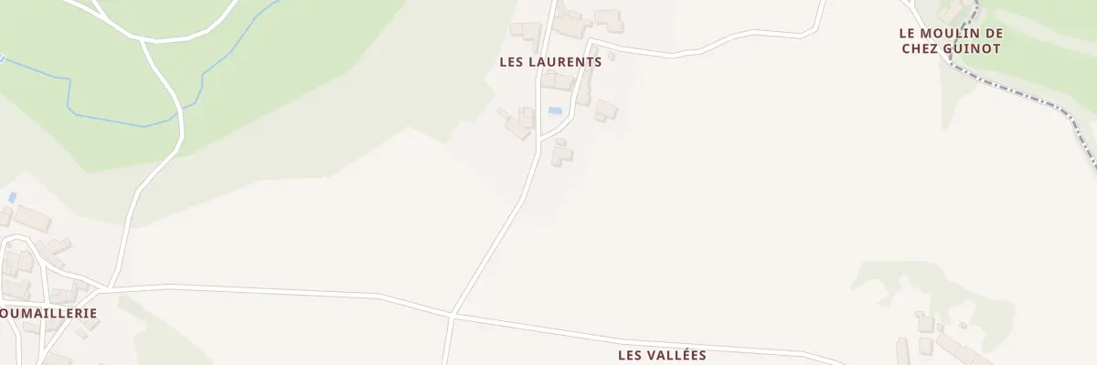 Plan du 5 Les Laurents à Genouillé