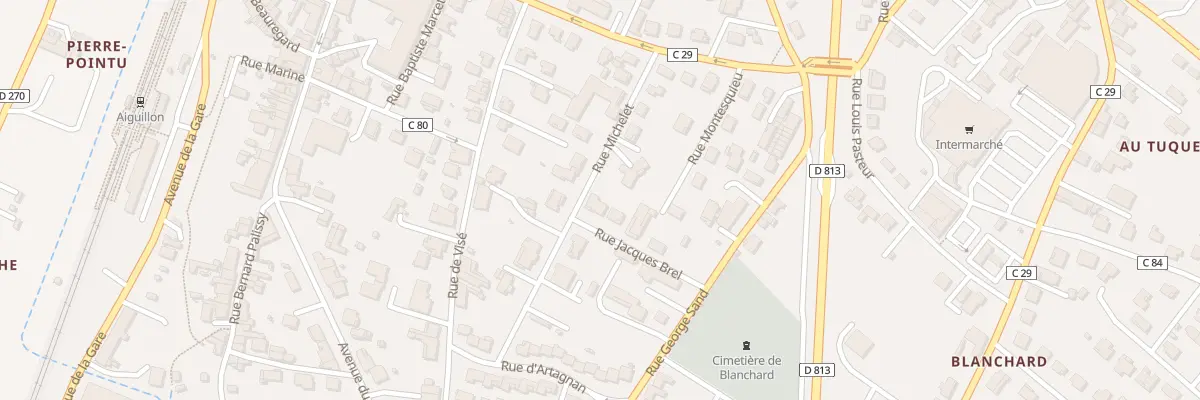 Plan du 10 Rue Jacques Brel à Aiguillon