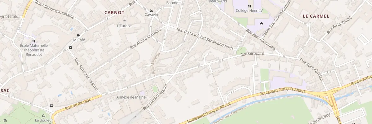 Plan du 29 Rue Rabelais à Poitiers