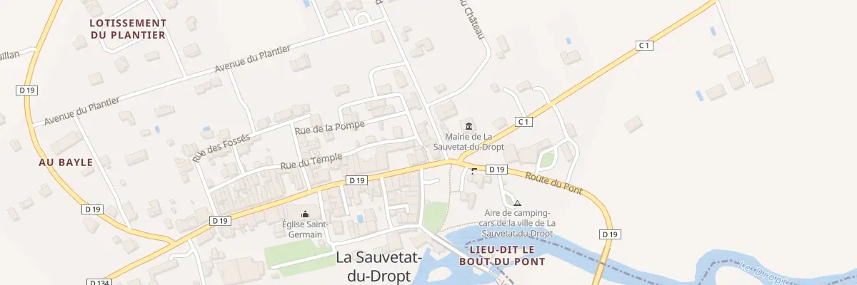 Plan du 3 Av du Pied à Lévignac-de-Guyenne