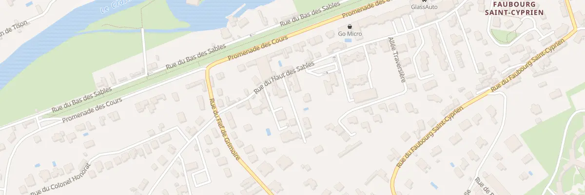 Plan du 65 Rue du Haut Des Sables à Poitiers
