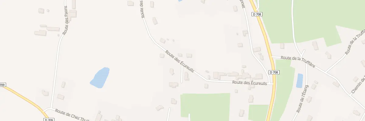 Plan du 274 Rte des Ecureuils à Villetoureix