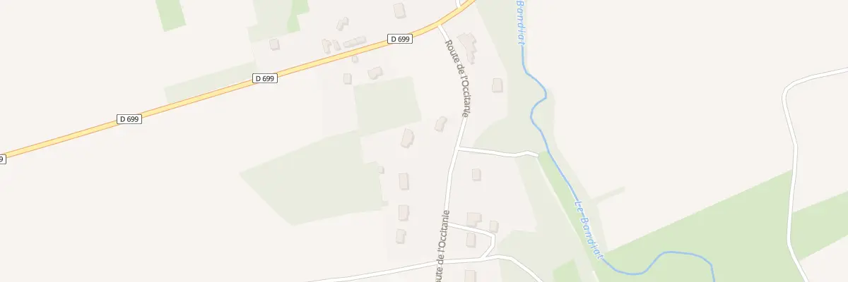 Plan du 4 Rte de l’Occitanie à Pranzac