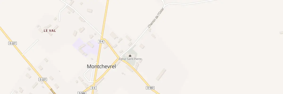 Plan du 65 Le Bourg à Montchevrel