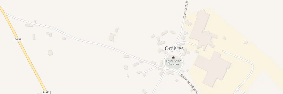 Plan du 116 Che du Lavoir à Orgères