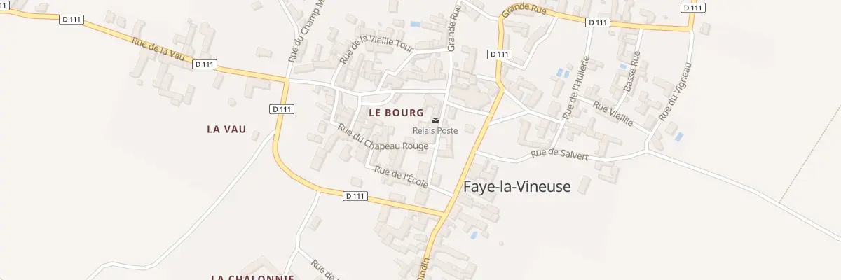 Plan du 10 Rue de la Domade à Faye-la-Vineuse