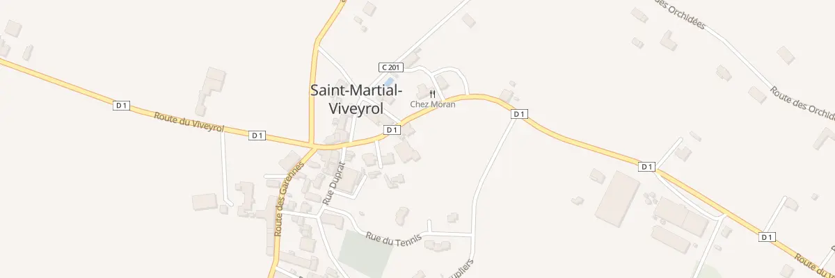 Plan du 1033 Le Bourg à Saint-Martial-Viveyrol