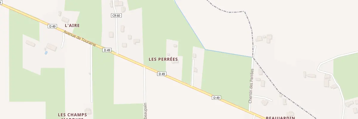 Plan du 1473 Av de Touraine à Savigné-sur-Lathan