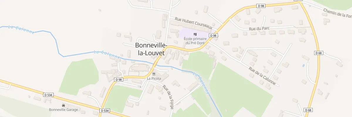 Plan du 8 Rue du Pré Doré à Bonneville-la-Louvet