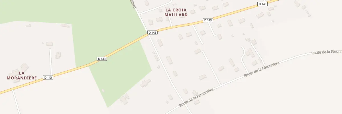 Plan du 1421 Rte de la Croix Maillard à Moyaux