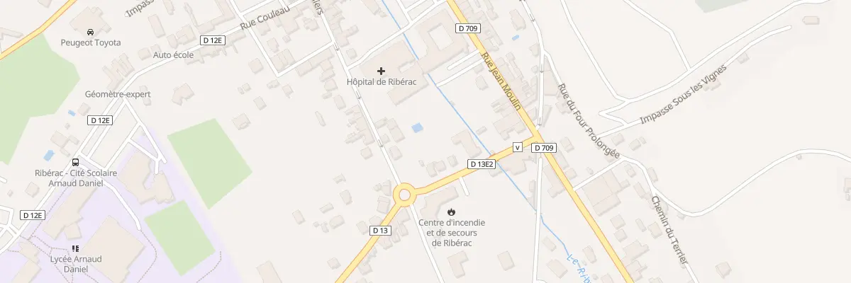 Plan du 36 Rue des Mobiles de Coulmiers à Ribérac
