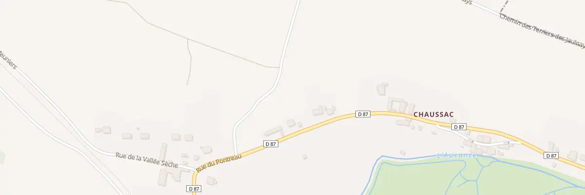 Plan du 11 Rue du Pontreau à Migné-Auxances