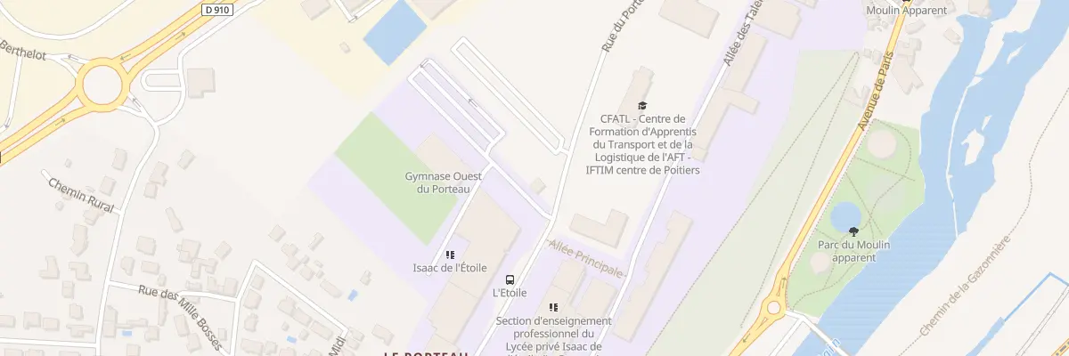 Plan du 157 Rue du Porteau à Poitiers