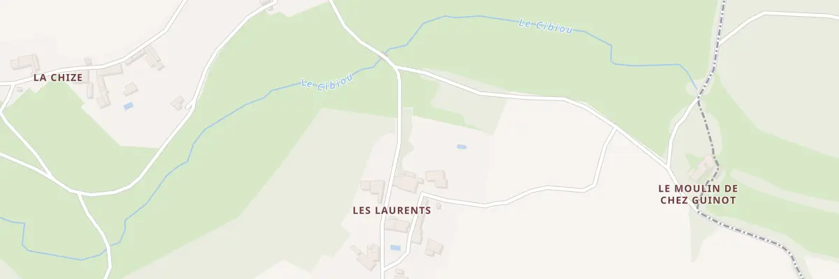 Plan du 8 Les Laurents à Genouillé