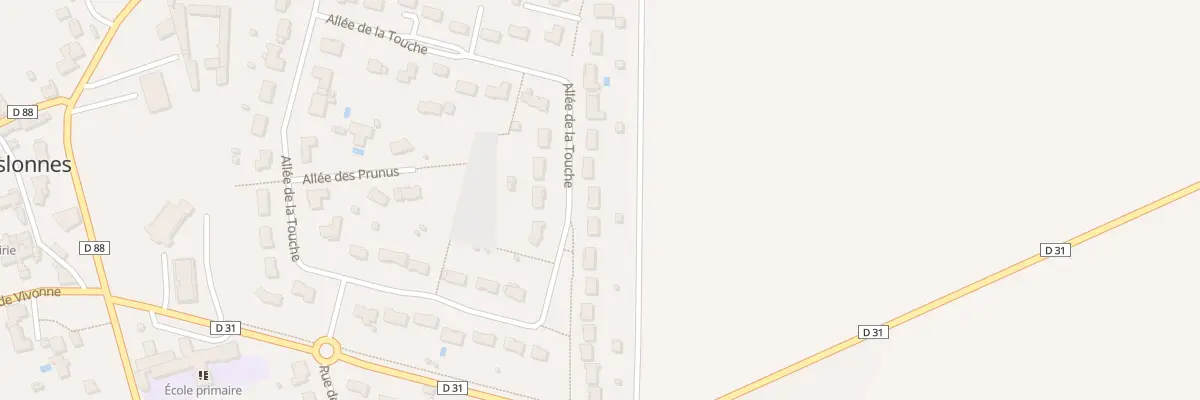 Plan du 30 Rue de la Touche à Aslonnes