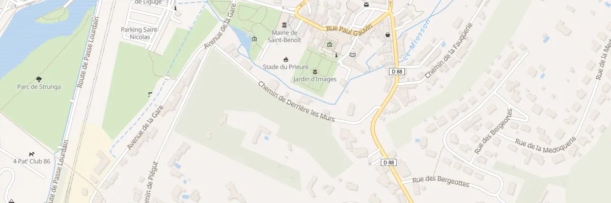 Plan du 9 Che Derrière Les Murs à Saint-Benoît