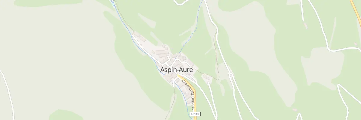 Plan du 6 Che de la Hourcade à Aspin-Aure