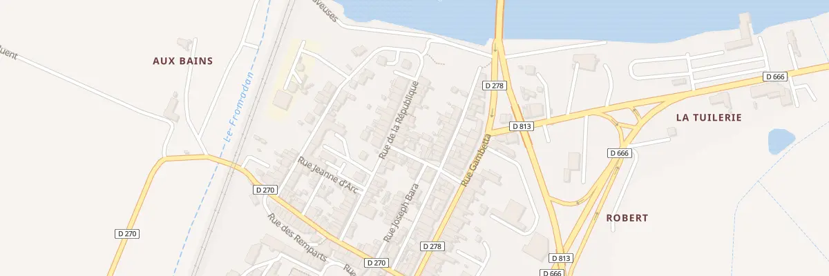 Plan du 17 Rue de la République à Aiguillon