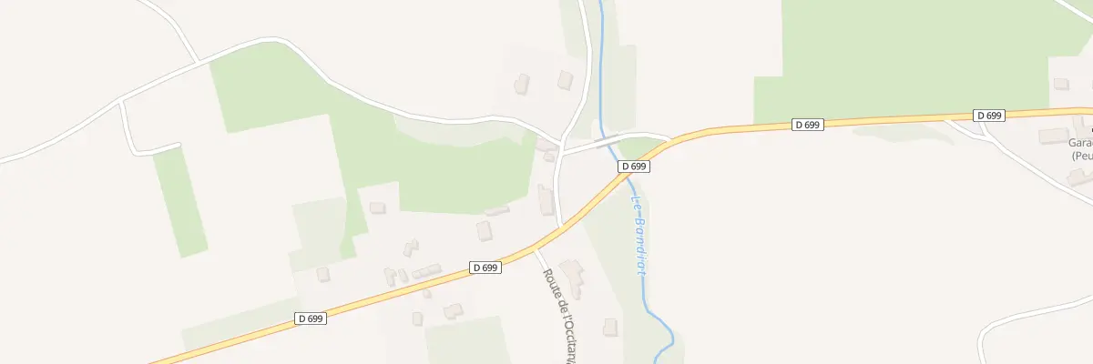 Plan du 3 Rte de Bois Long à Pranzac