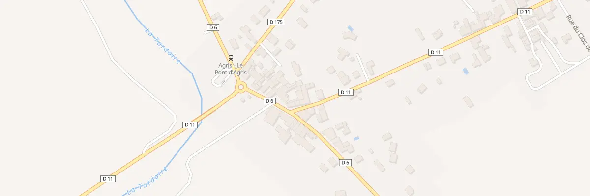 Plan du 191 Rte de la Rochefoucauld à Agris