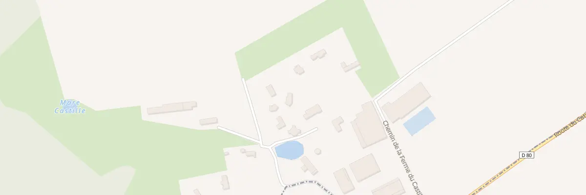 Plan du 304 Rte du Castillon à Saint-Vincent-Cramesnil