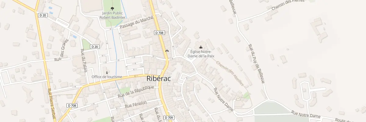 Plan du 9 Rue Notre Dame à Ribérac