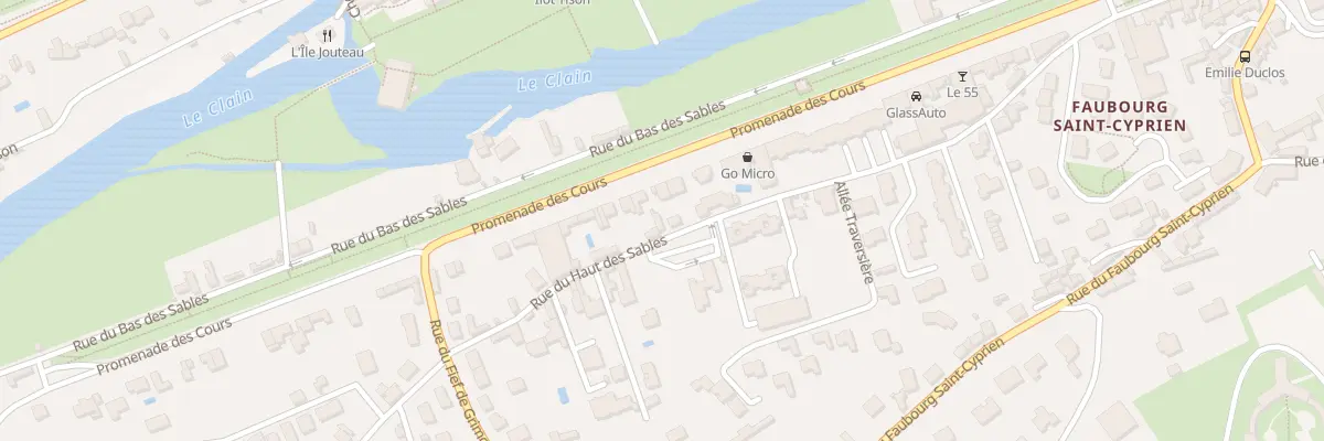 Plan du 46 Rue du Haut Des Sables à Poitiers