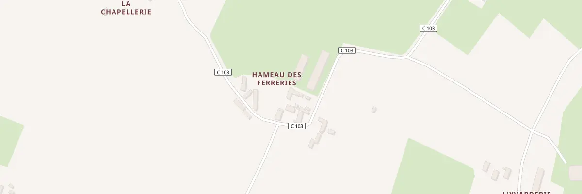 Plan du 2 Ham des Ferreries à Beaufay