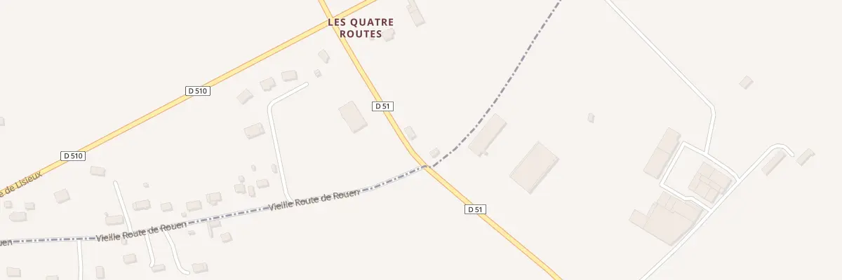 Plan du 193 Rte de Moyaux au Pin