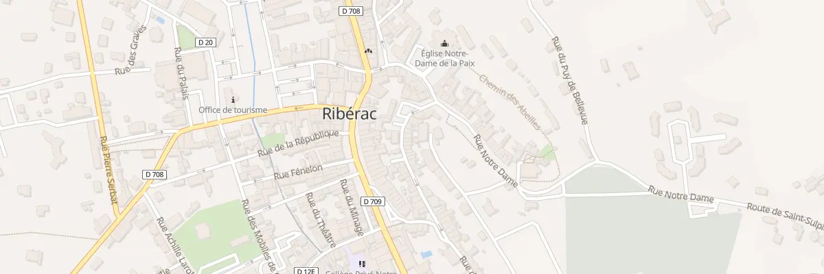 Plan du 4 Rue du Four à Ribérac