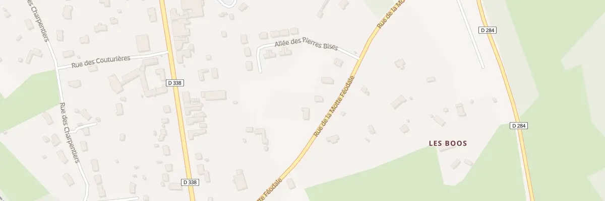 Plan du 15 Rue de la Motte Feodale à Marigné-Laillé