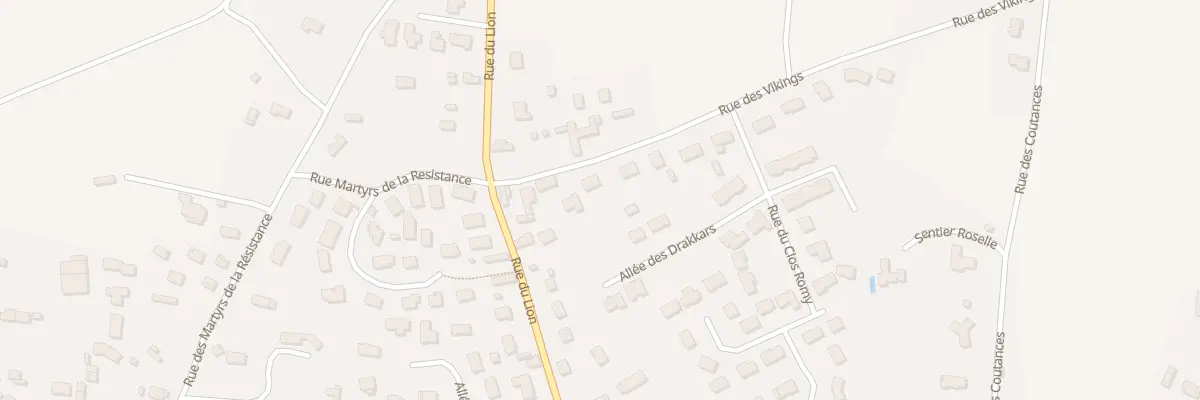 Plan du 9001 Rue des Vikings à Beuzeville