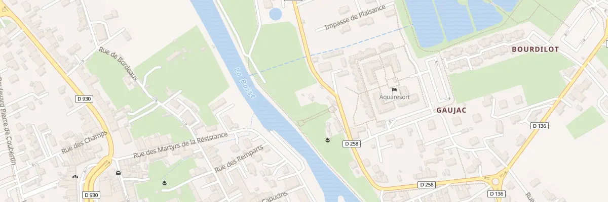 Plan du 9012 Bd de Gaujac à Nérac